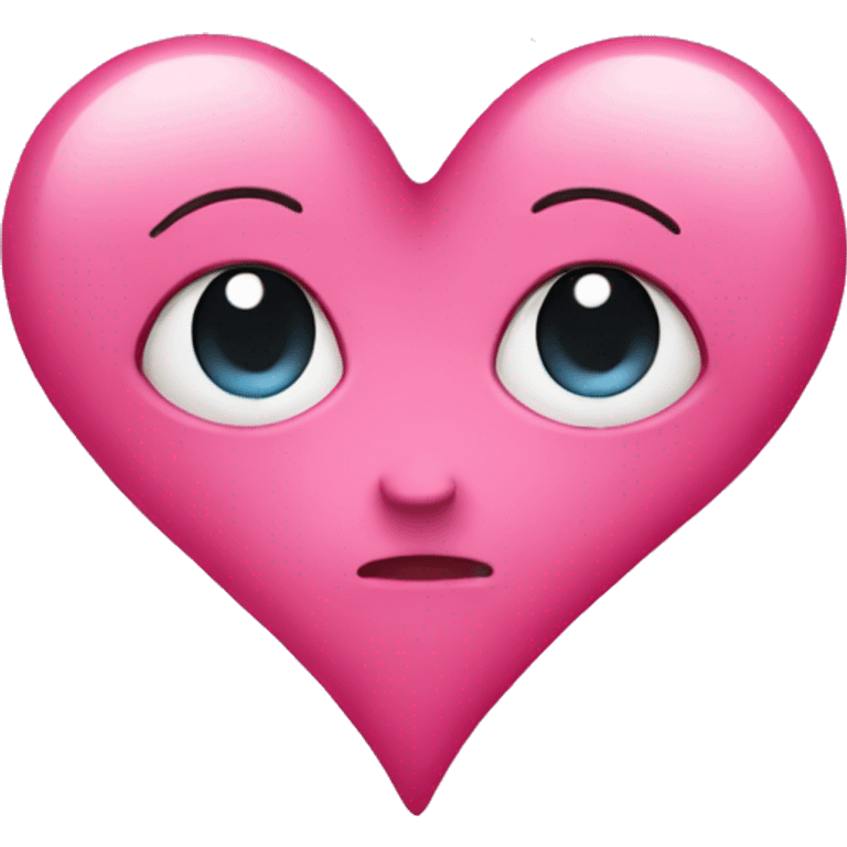 Pink heart  emoji