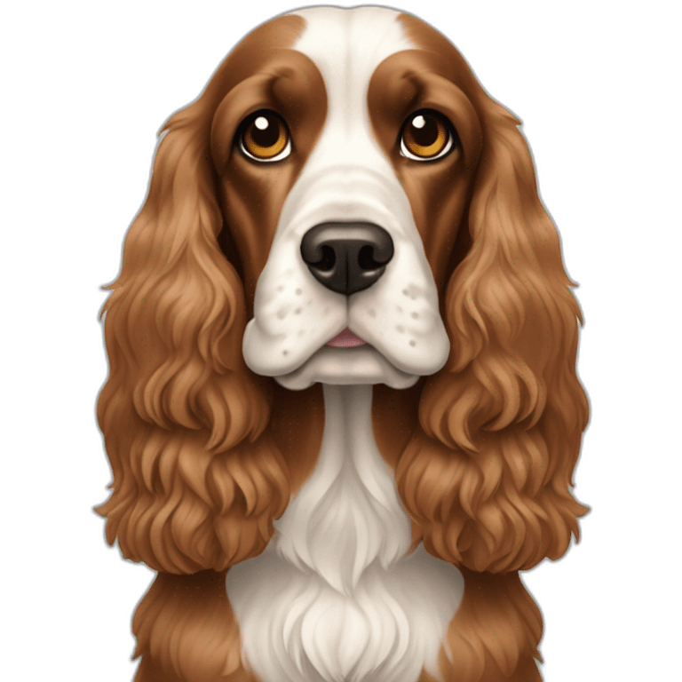 Dog-english-cocker-spaniel-full-body emoji