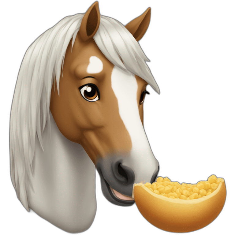 horse eat emoji