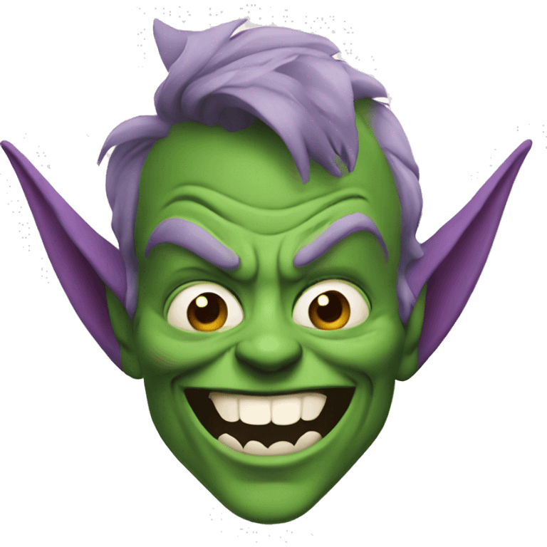 Happy Green Goblin  emoji