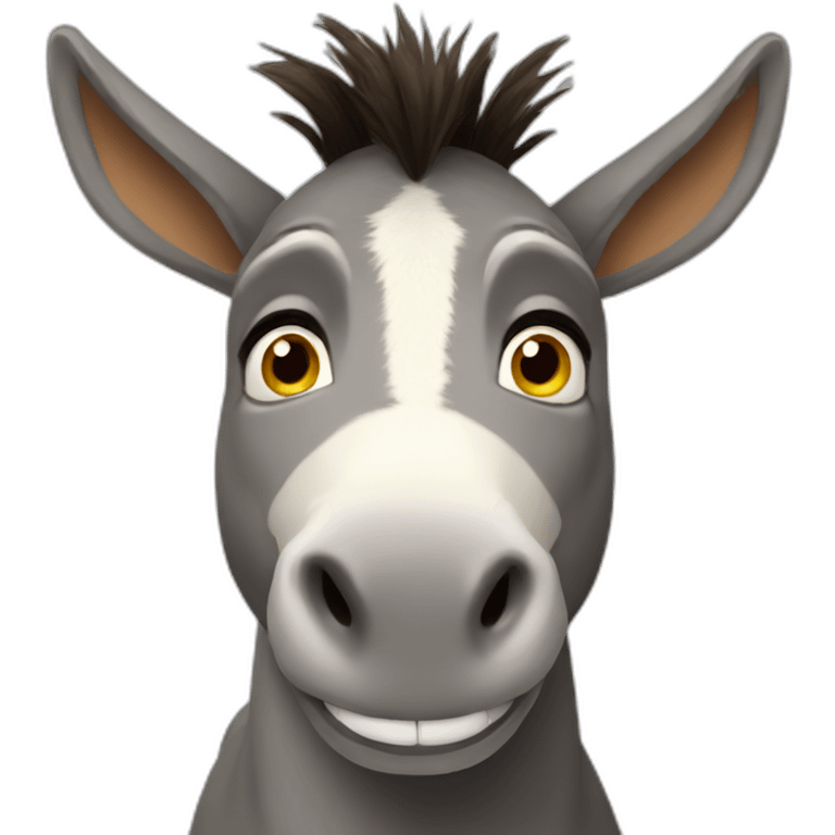 Donkey from shrek emoji