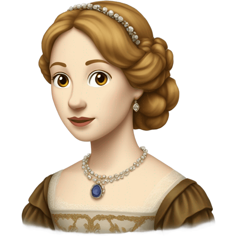 Catherine Howard detailed pretty emoji