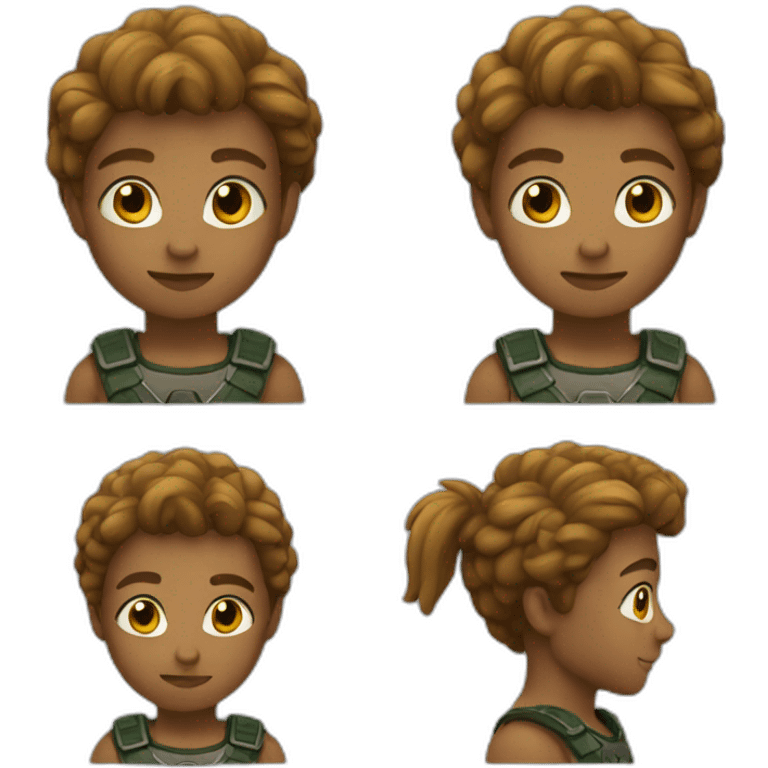 Spartan kid emoji