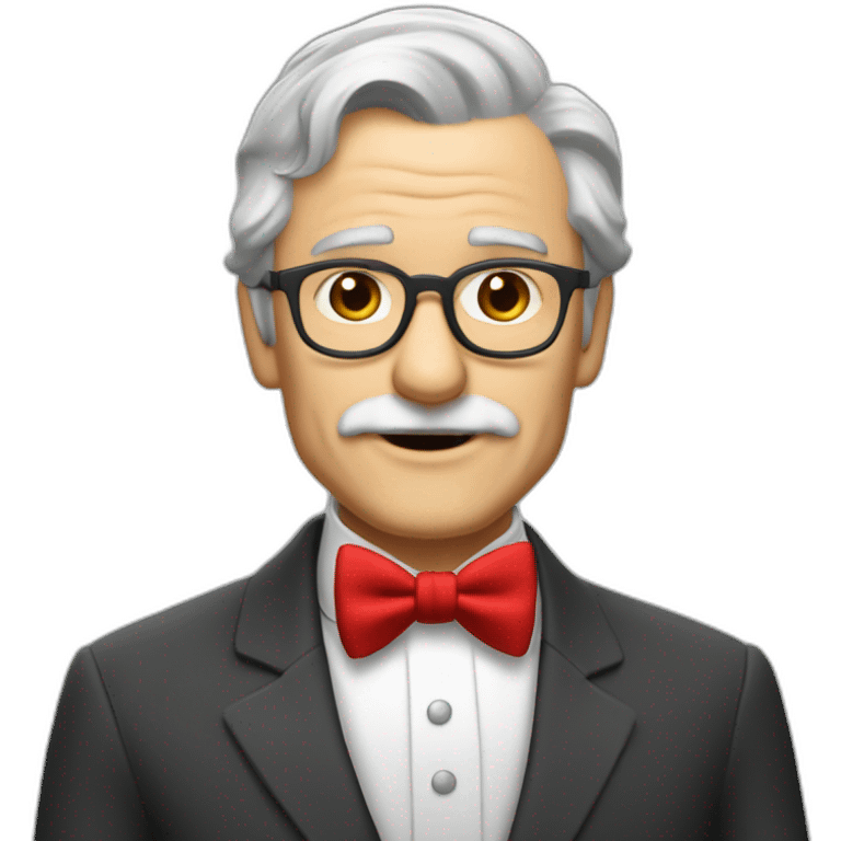 a-profile-of-gray-haired-skullet-grandpa-wearning-dinner-jacket-with-red-bow-tie emoji