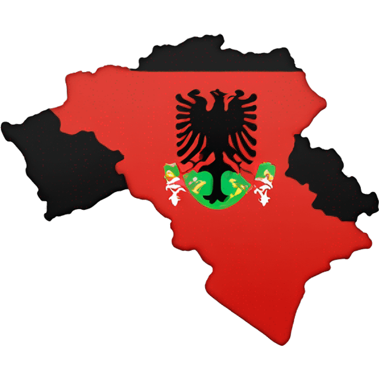 Kosovo and Albania Combined emoji