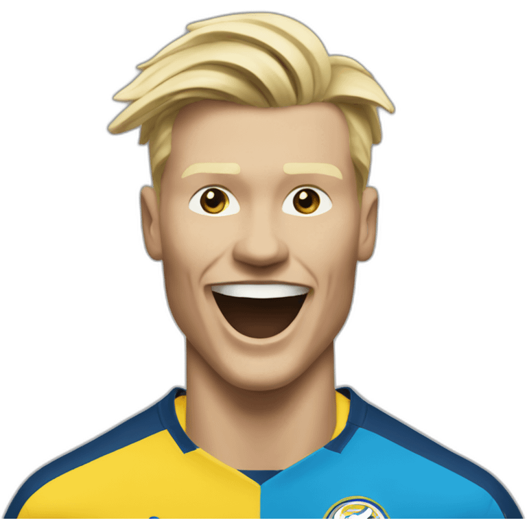 erling haaland celebrating emoji