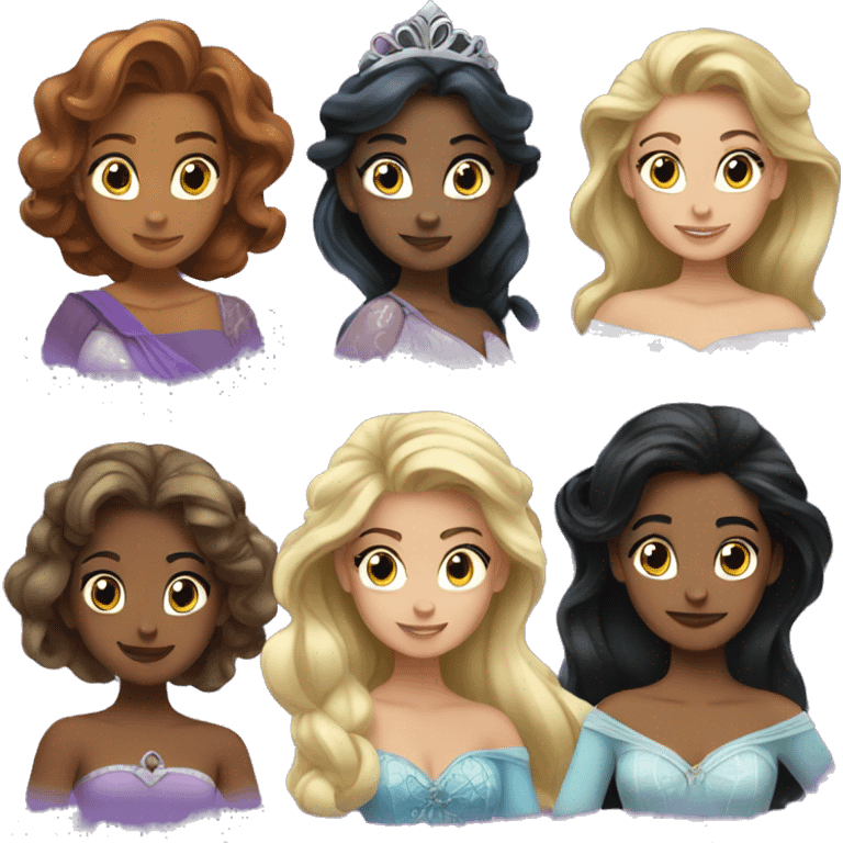 Halloween Disney Princess emoji