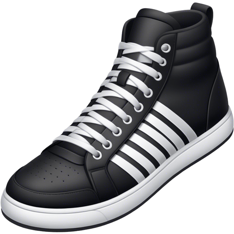 adidas two black stripes sneaker emoji