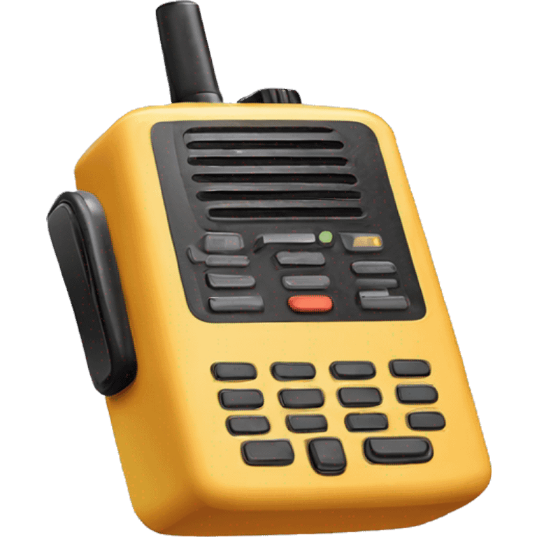 80's Walkie talkie emoji