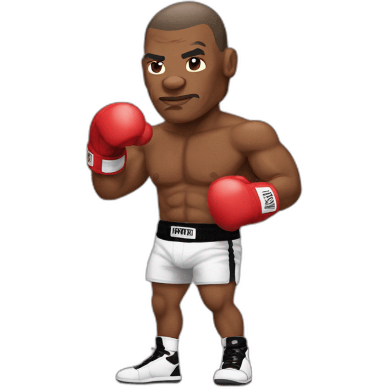 Mike Tyson who is boxing emoji