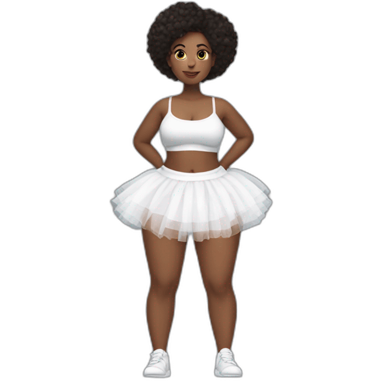 full-body-curvy-балерина-black-tutu-white-knickers emoji