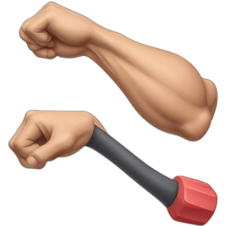 muscle arm and checklist emoji