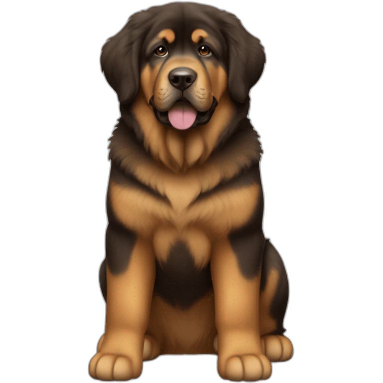 Tibetan Mastiff puppy full body emoji