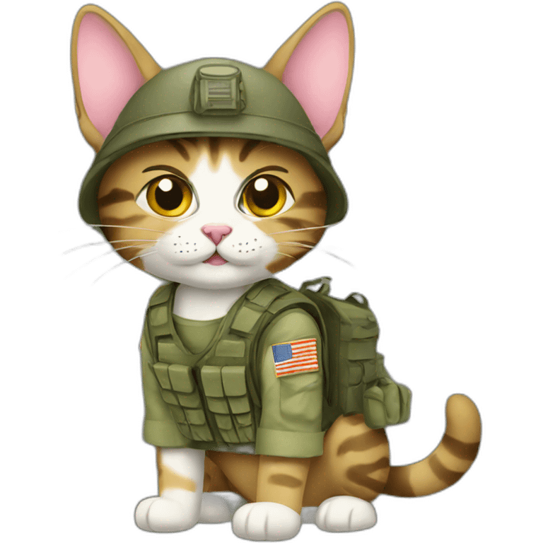 military cat emoji