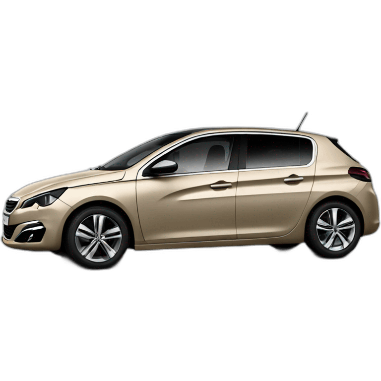 Peugeot 308 beige emoji