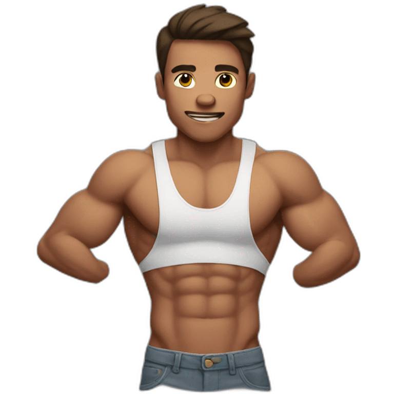 muscle boy  emoji