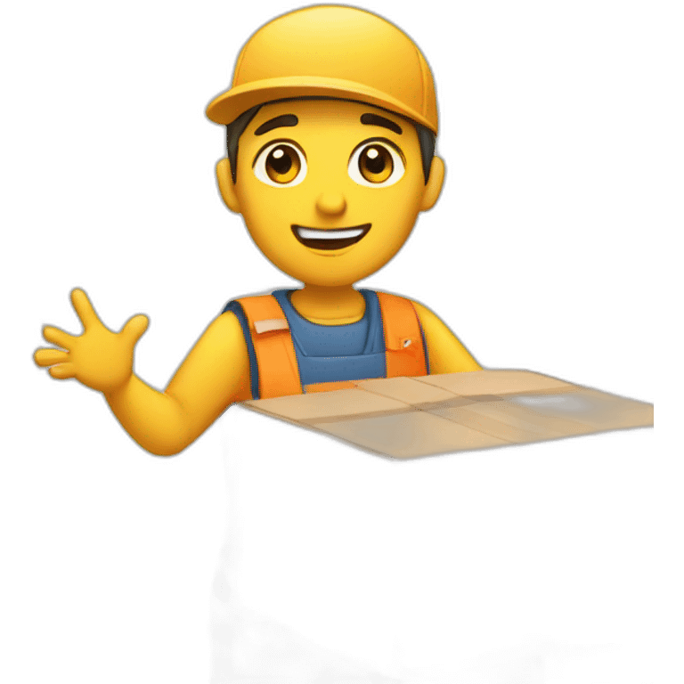 courier service processing emoji