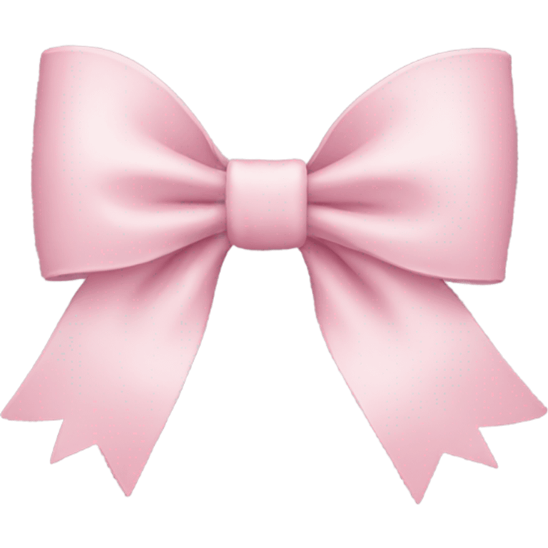 Light pink bow  emoji