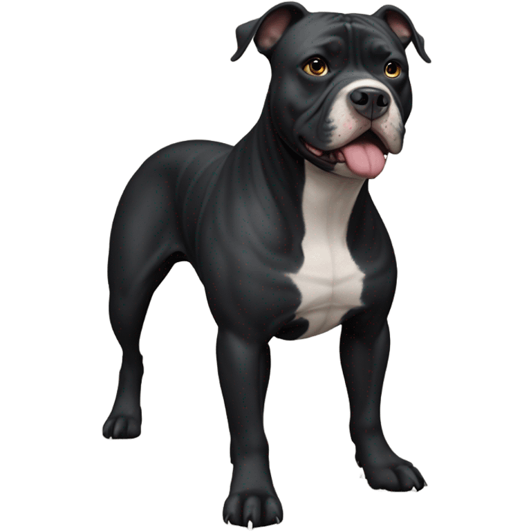 black american bully with blunt emoji