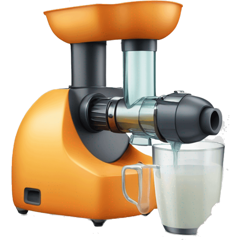 Cold Press Juicer making juice emoji