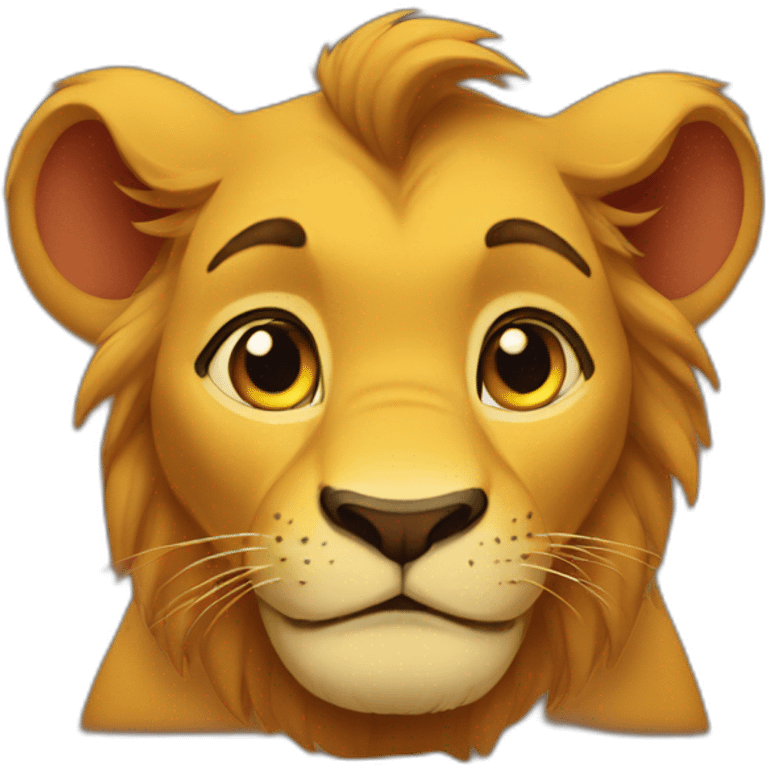 Simba emoji