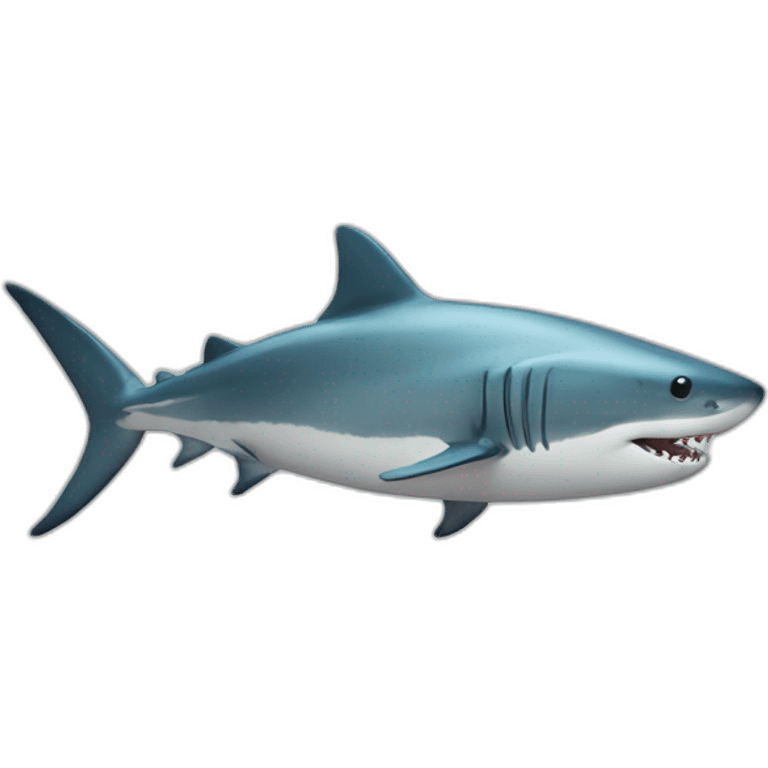 poisson sur requin emoji