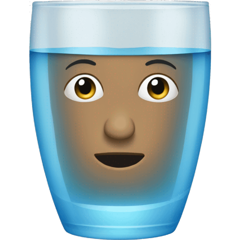 Vaso de agua  emoji