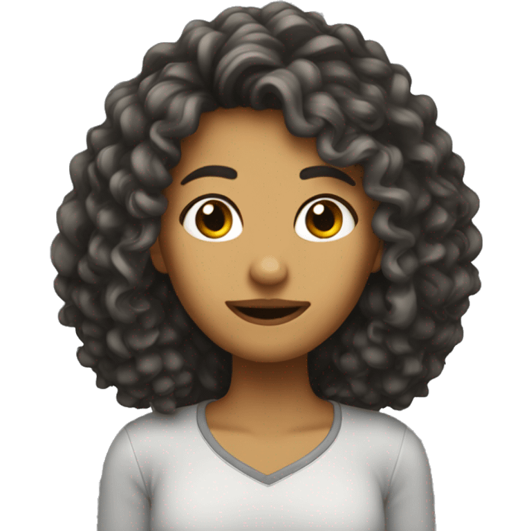 Gringer hair girl  emoji