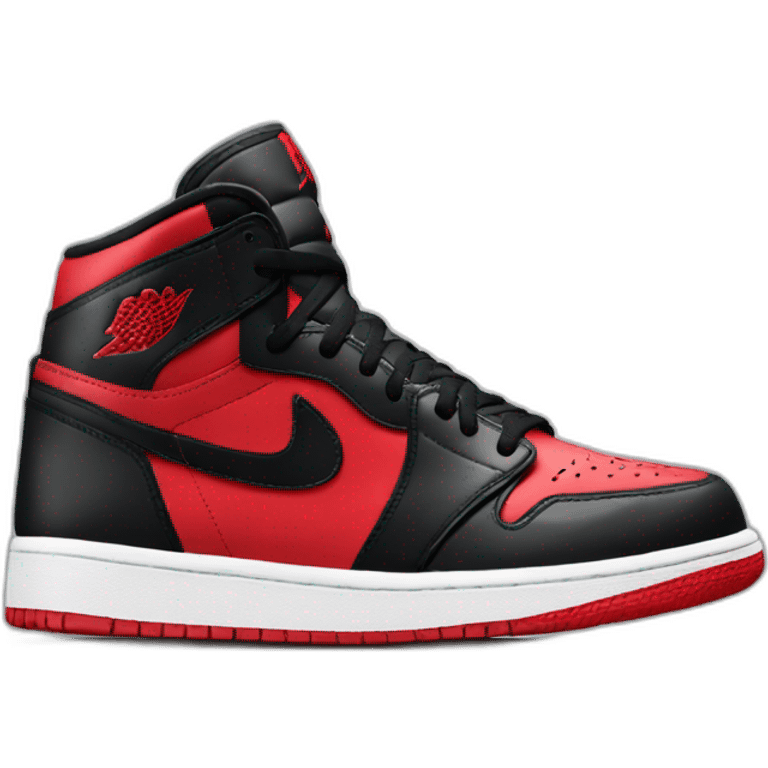 Nike Jordan one red shadow  emoji