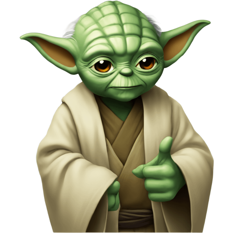 Master Yoda gives a thumbs up emoji