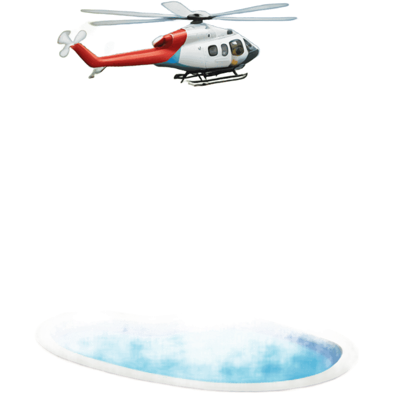 get ships on coast to pump spray water into pools, helicopters can lift from pools emoji