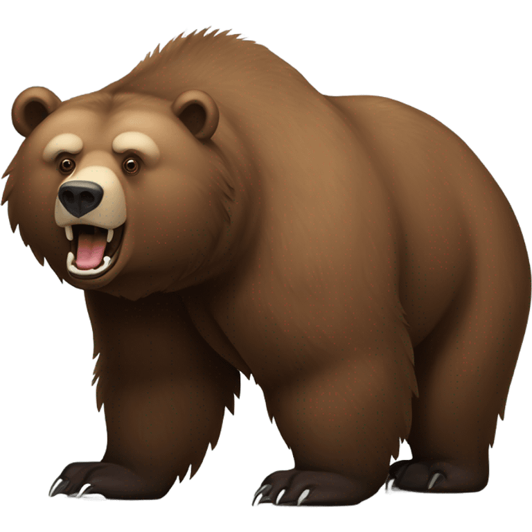 Grizzly bear emoji