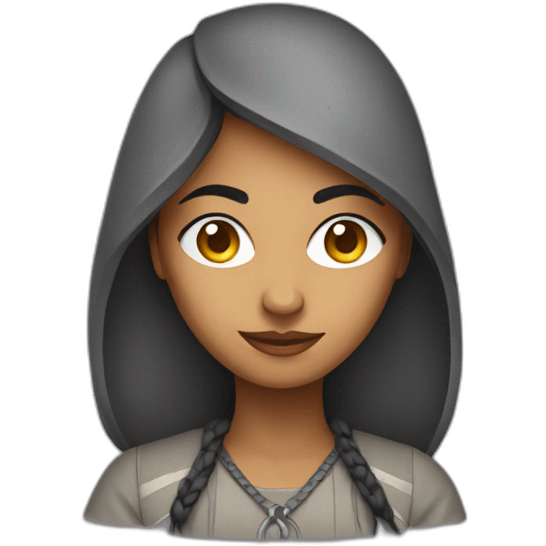 indian hacker woman emoji