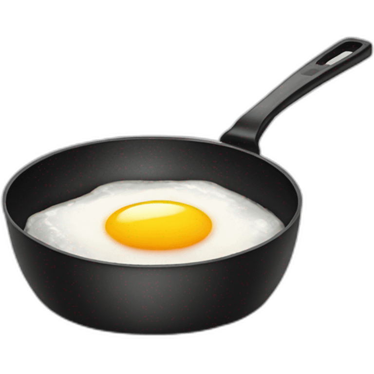 Egg on a pan emoji