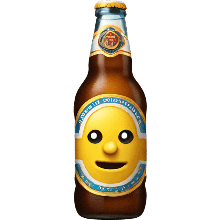 Tomando cerveza mesdi emoji