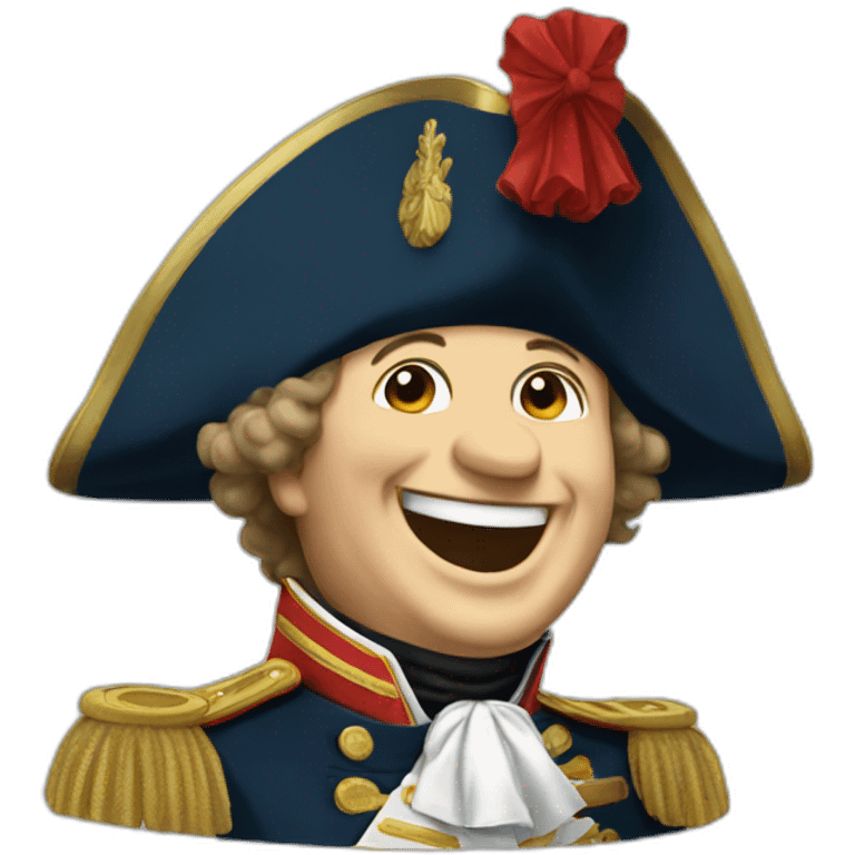 Napoleon laughing emoji