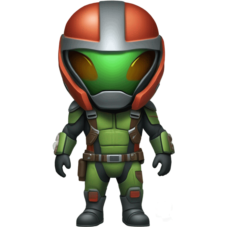 Martian Bounty Hunter Boss full body emoji