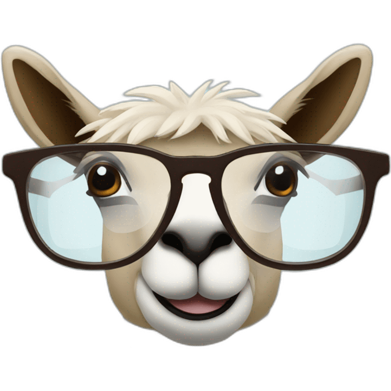 lama glasses emoji