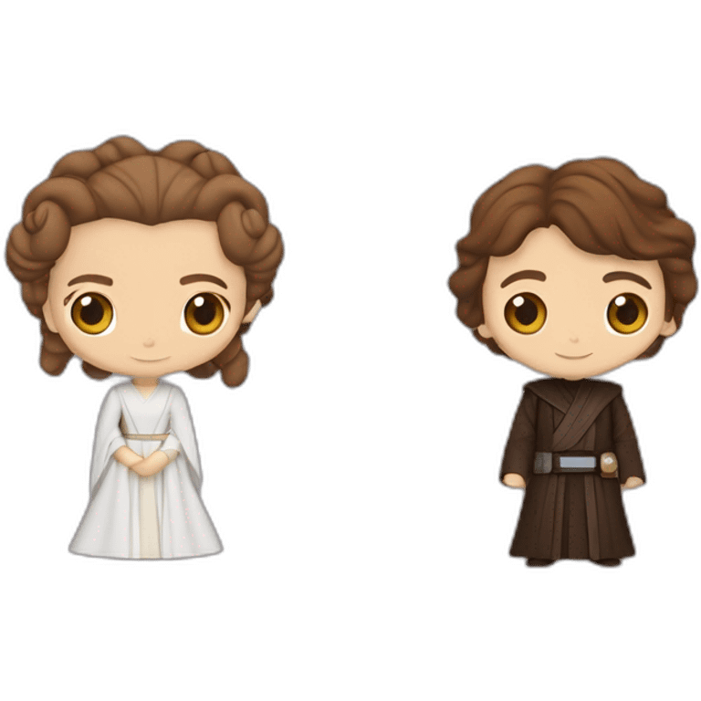 Anakin Skywalker et Padmé emoji