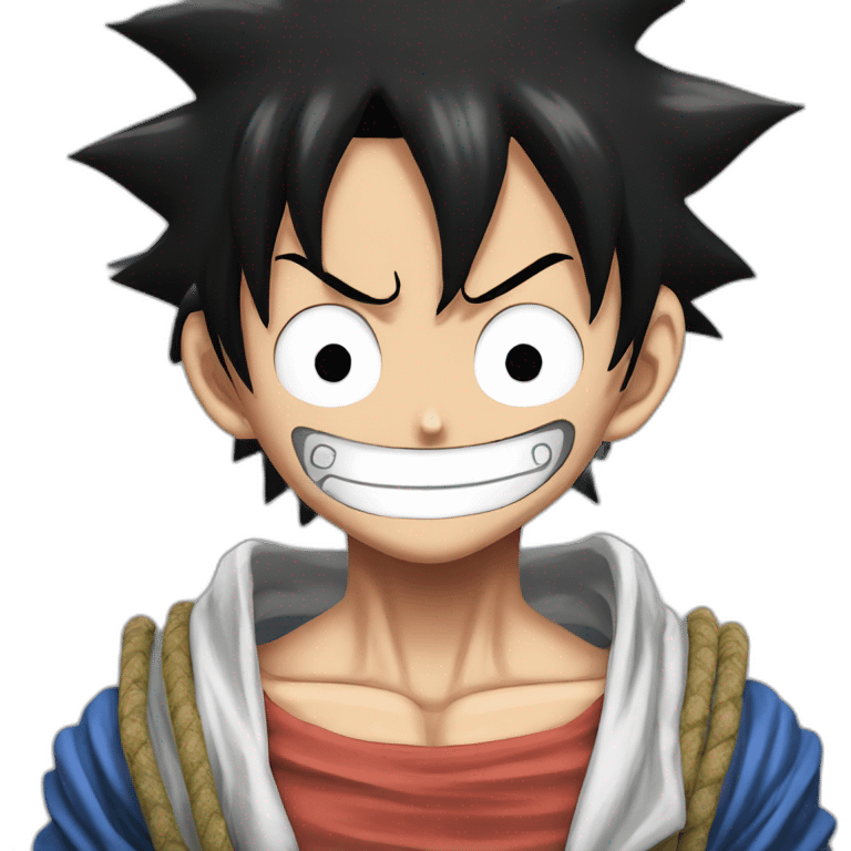 Luffy gear 5 anime kaminari emoji