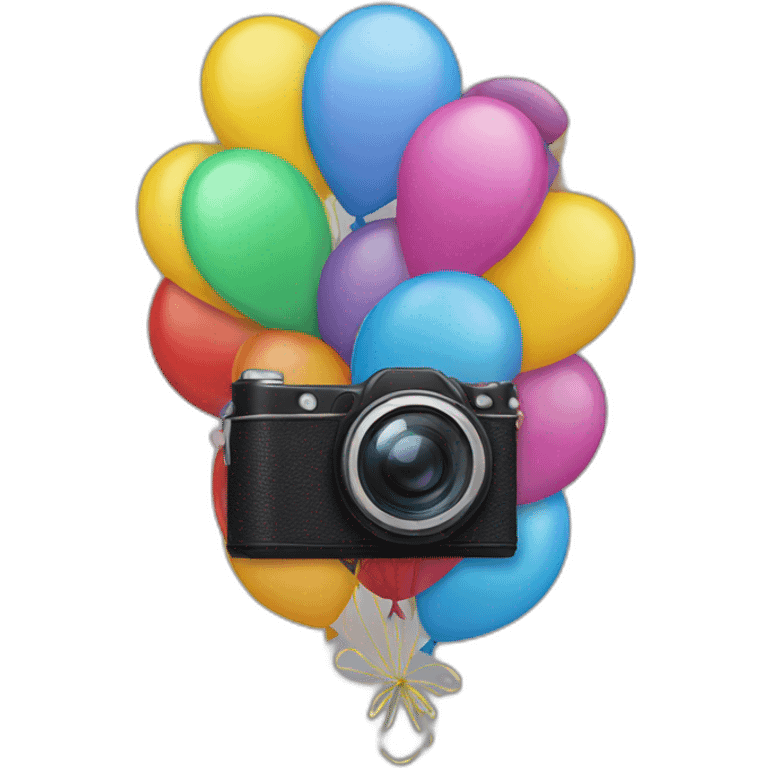 balloons camera emoji