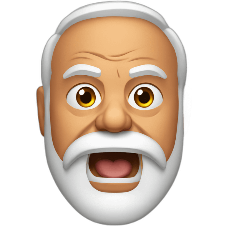 angry narendra modi emoji