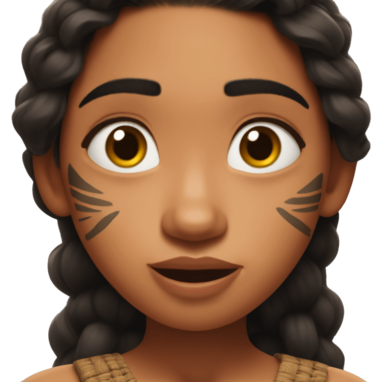 moana with eyes closed emoji