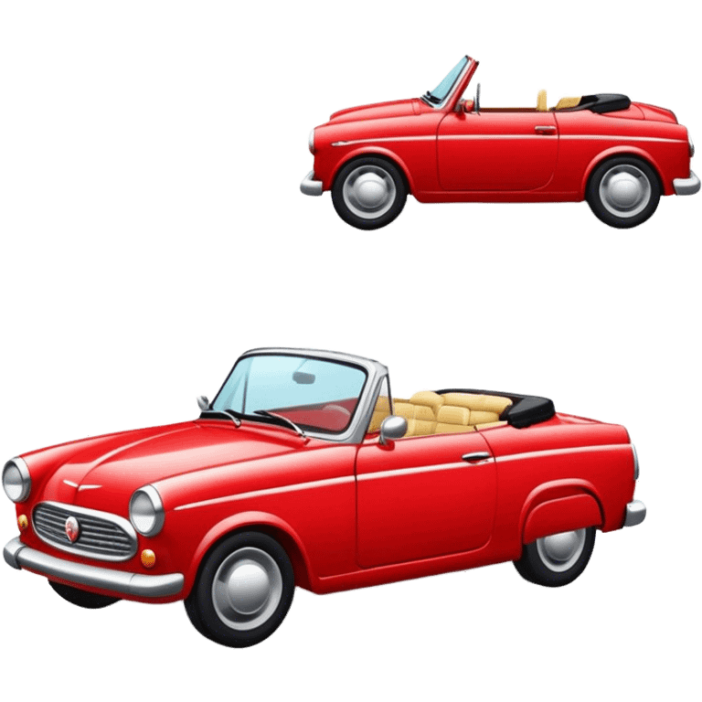 Red convertible car emoji