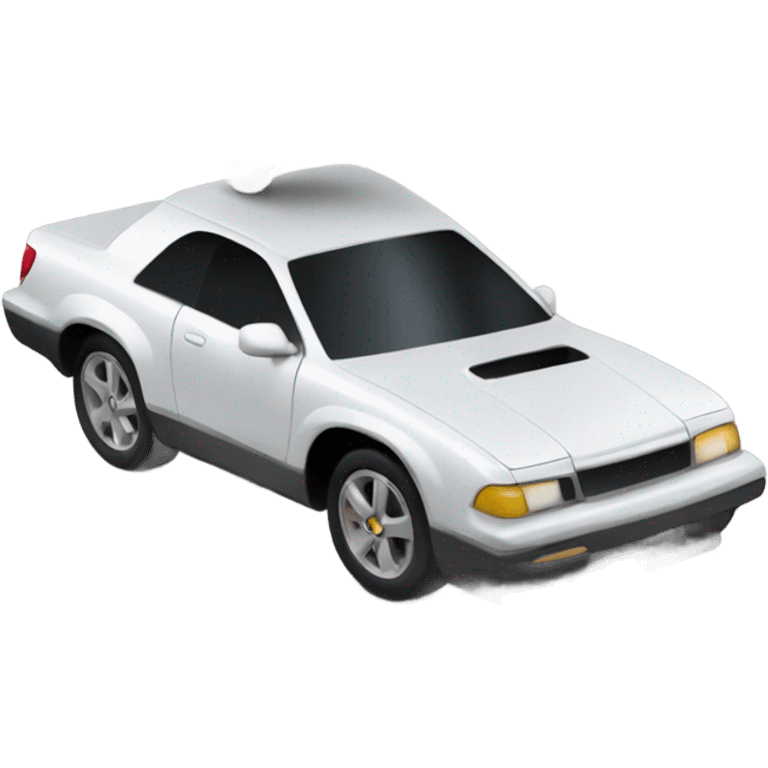 A drifting car emoji