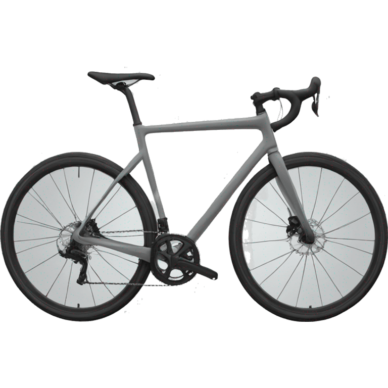  Modern bike grey  emoji