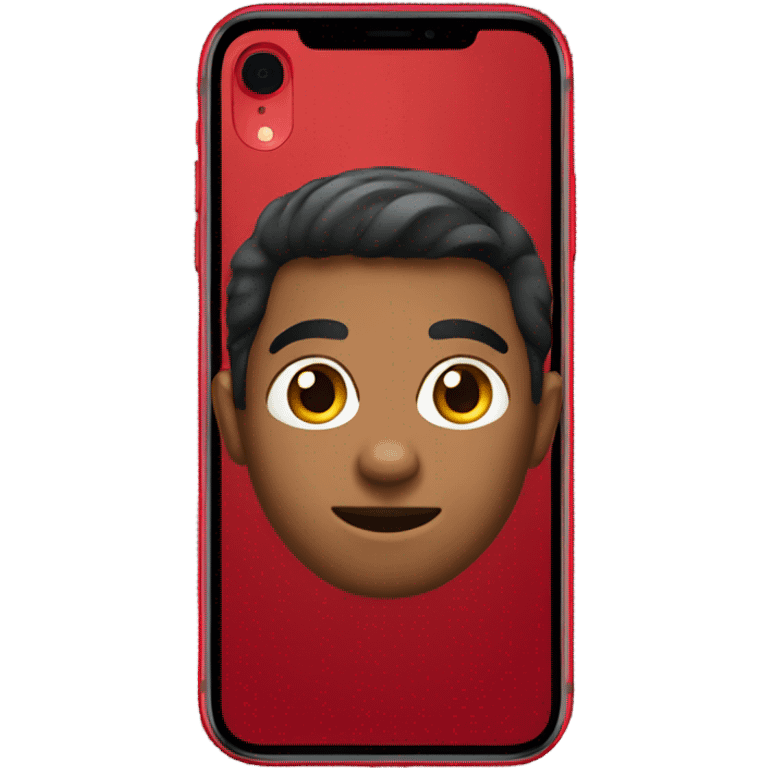 Red iPhone XR emoji