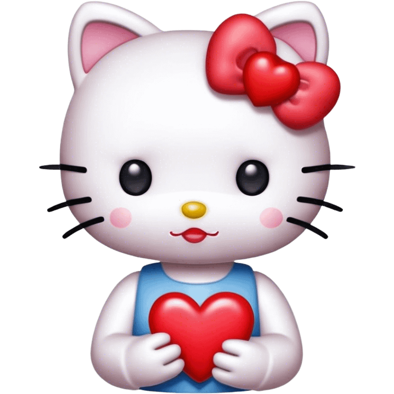 Hello kitty cuore emoji