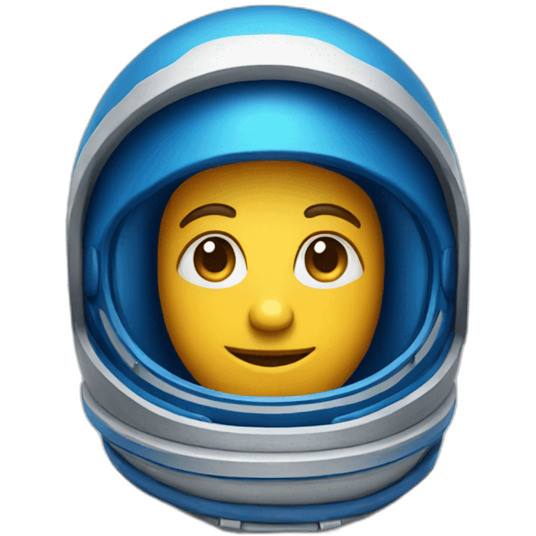 astronaut With blue hat emoji