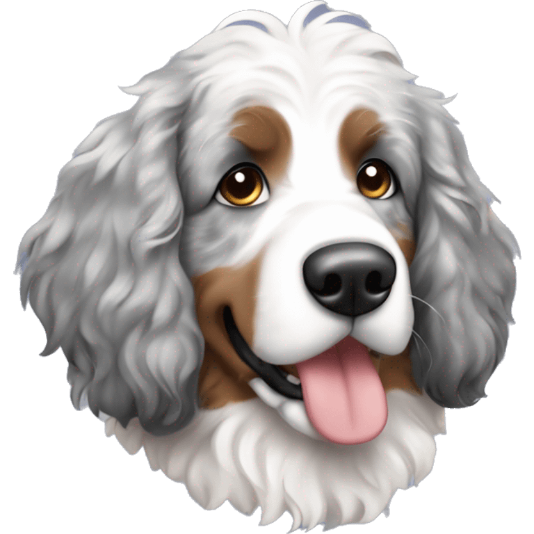 Merle bernedoodle emoji